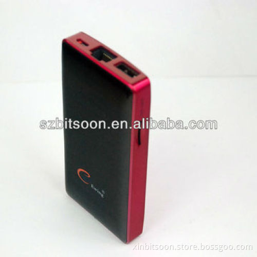Multifunction 5-in-1 3G Wi-Fi Router Power Bank with SIM Slot and 2400mAh